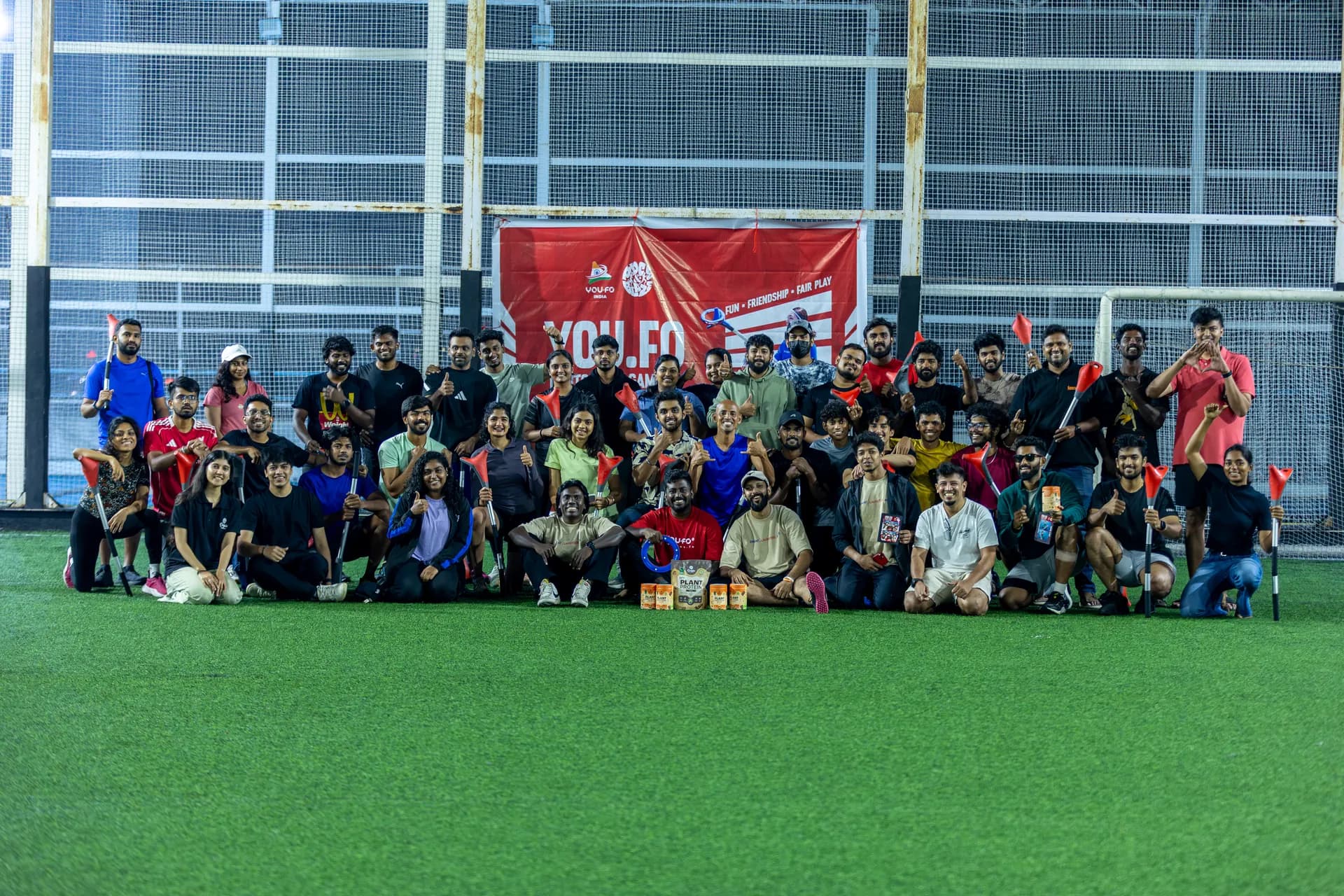 Group training at the YOU.FO India bootcamp